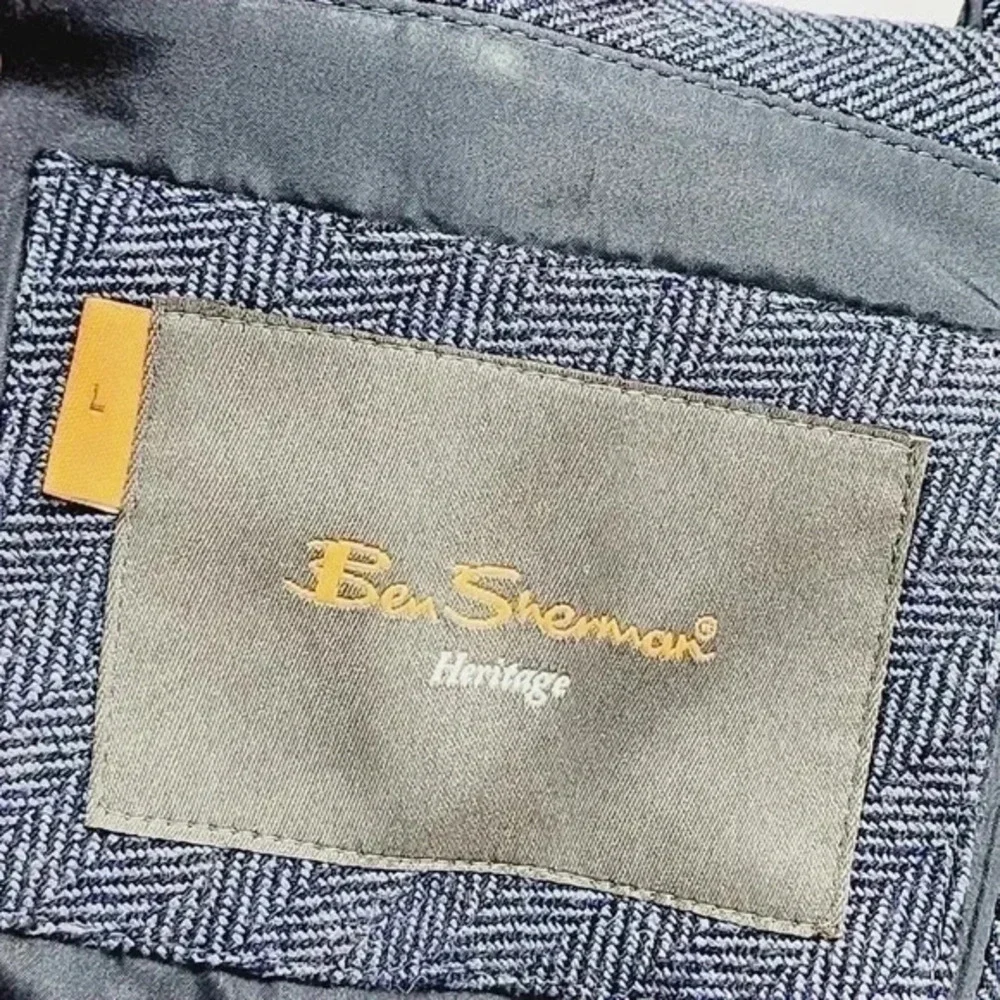 Ben Sherman Wool Blend Men's Blazer Blue‎ Size L